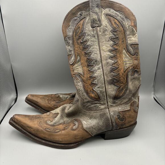 Stetson Cowboy Boots All Leather Handmade US Size 11.5 D main image 5